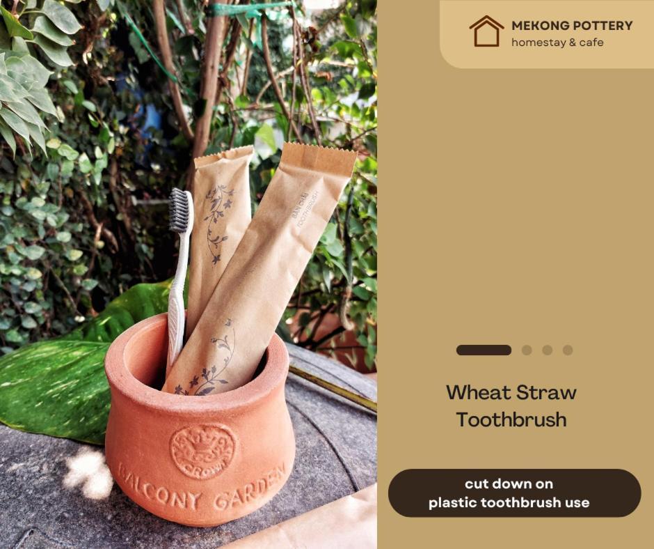 Mekong Pottery Homestay, Green-Friendly & Boat Tour Vĩnh Long Dış mekan fotoğraf